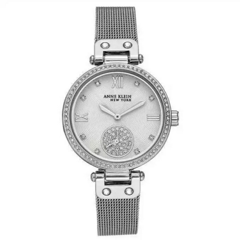 Anne Klein Women's 12/2309SVSV Crystal Accented Si